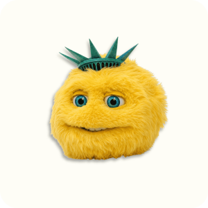 Biberty Liberty Mascot